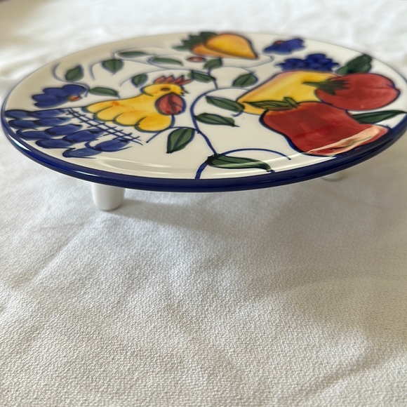 Styles-Eyes by Baum Bros Rooster and Fruits Mini Tray - Picture 1 of 4